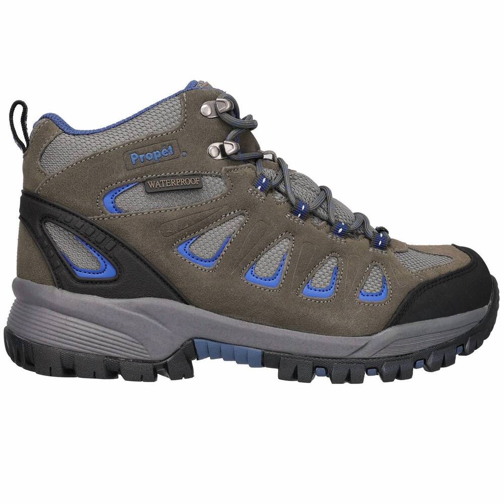NEW PROPET men's ridge walker waterproof boot in grey/blue